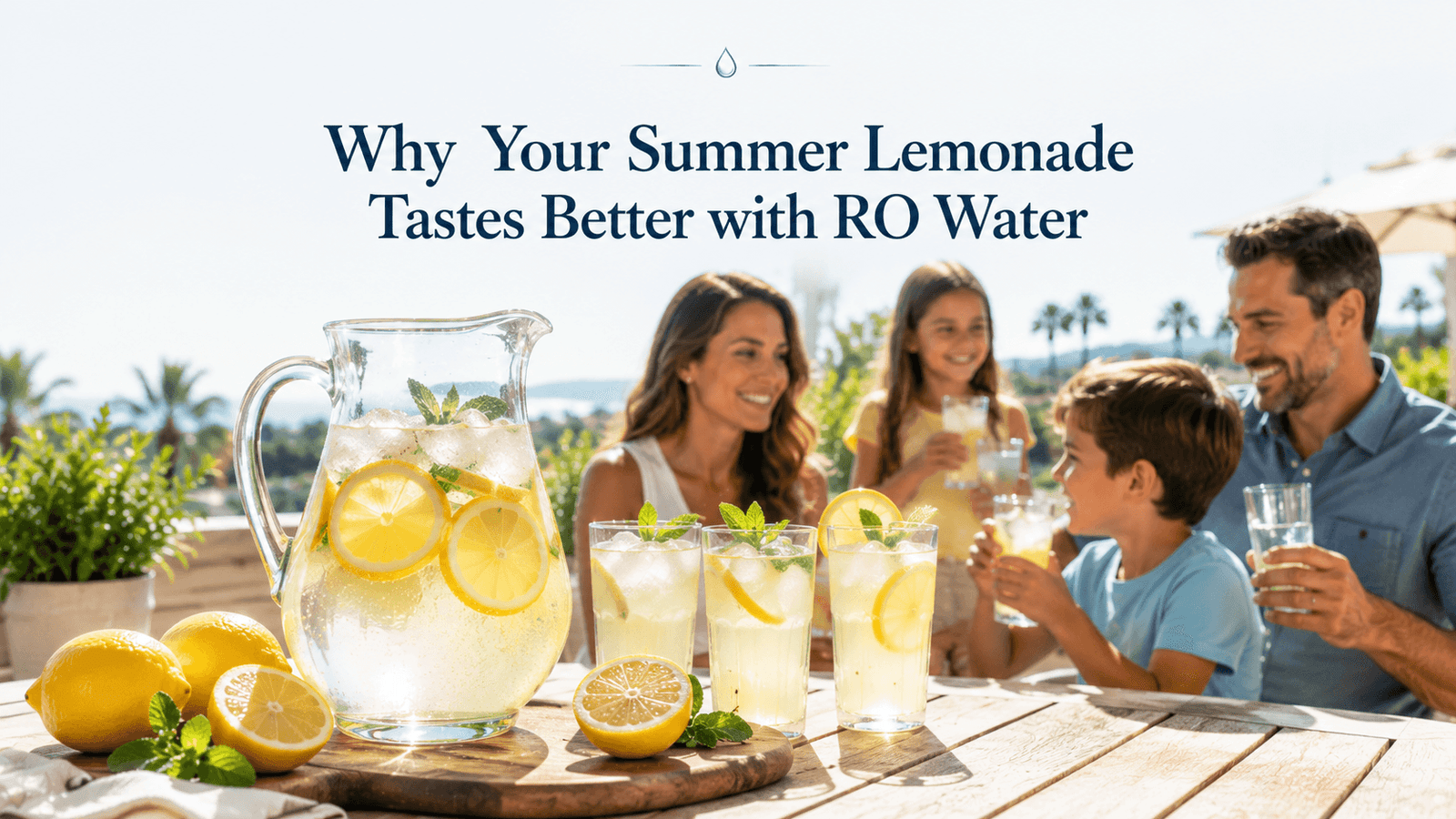 Summer Lemonade Tastes Better with RO Water