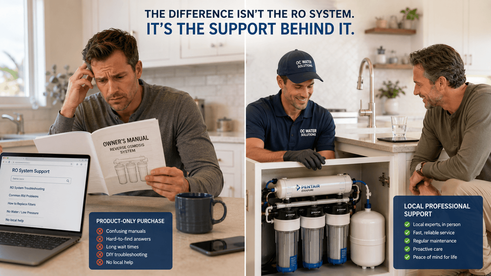 The value of expert support for Residential RO System