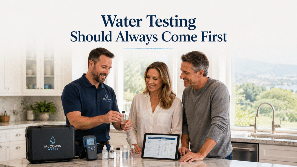 Water Testing for Installation of UV Water Purifier for Well Water in Orange County