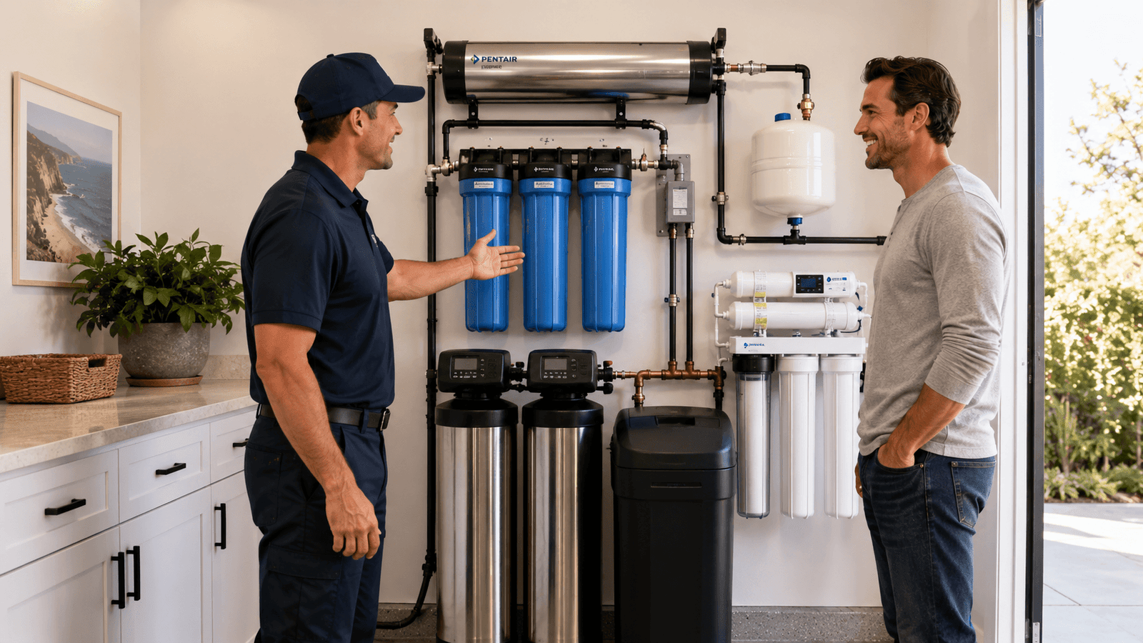 Water filtration system installation explained