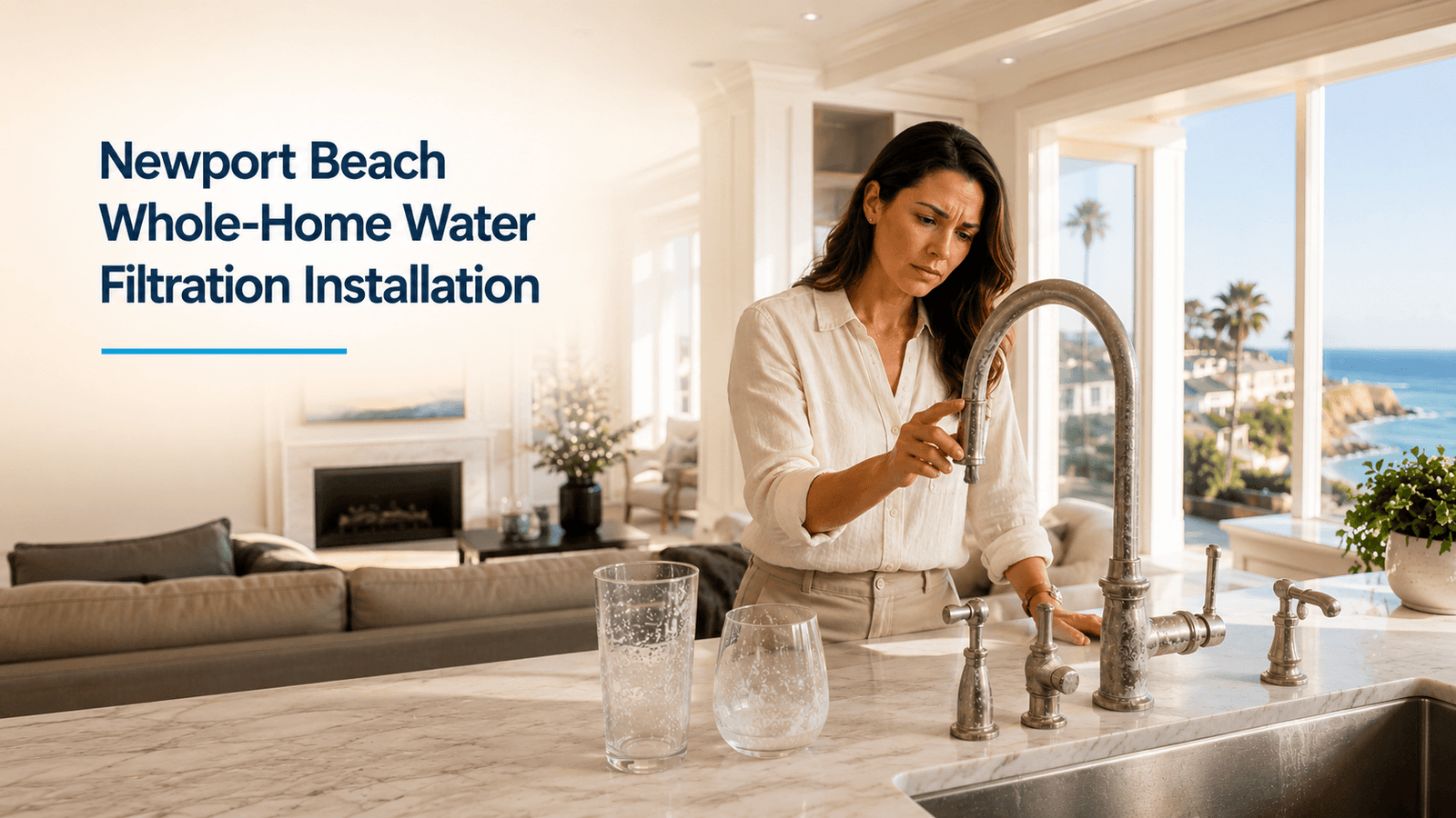 Whole-home water filtration solution
