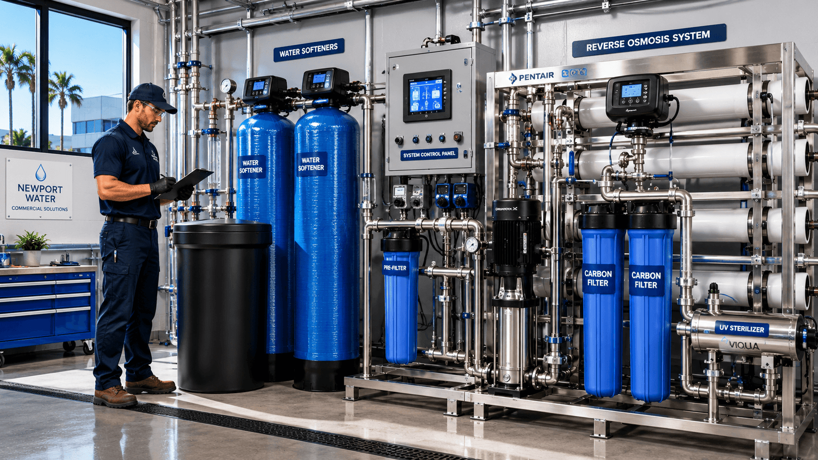 commercial plumbing scale builup prevention
