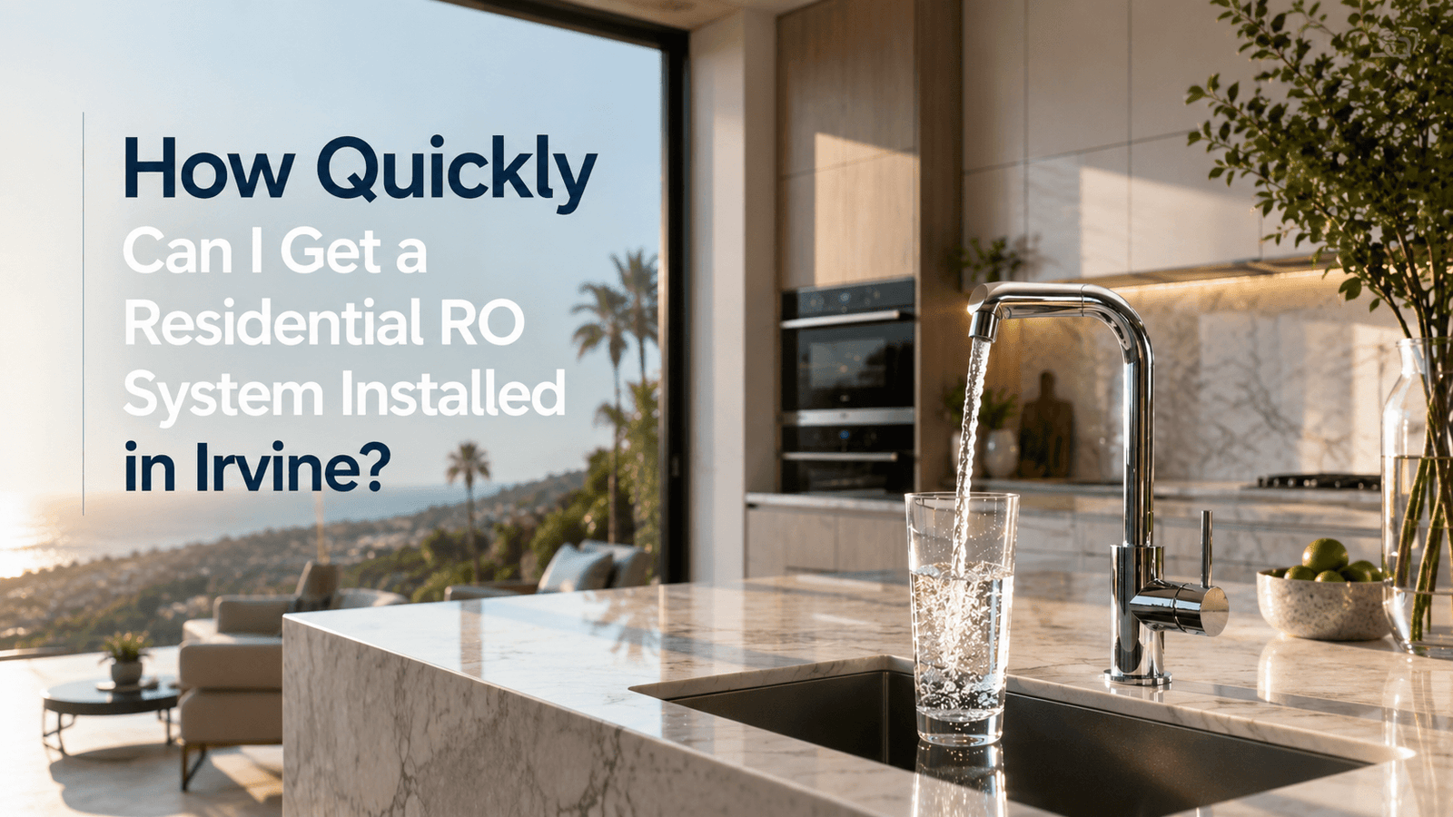 get a residential RO system installed