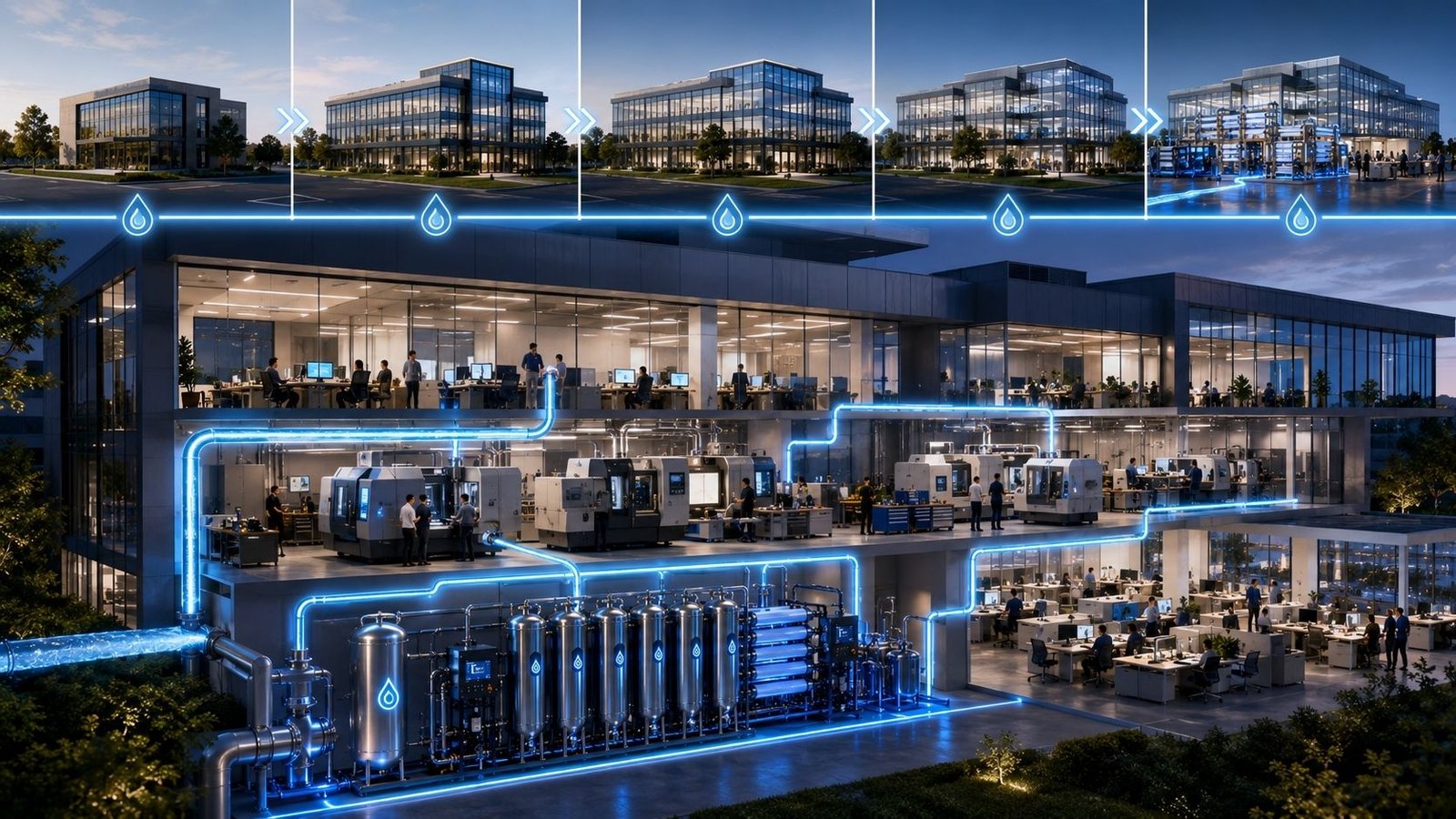 Commercial Water Filtration system supporting business growth in Irvine