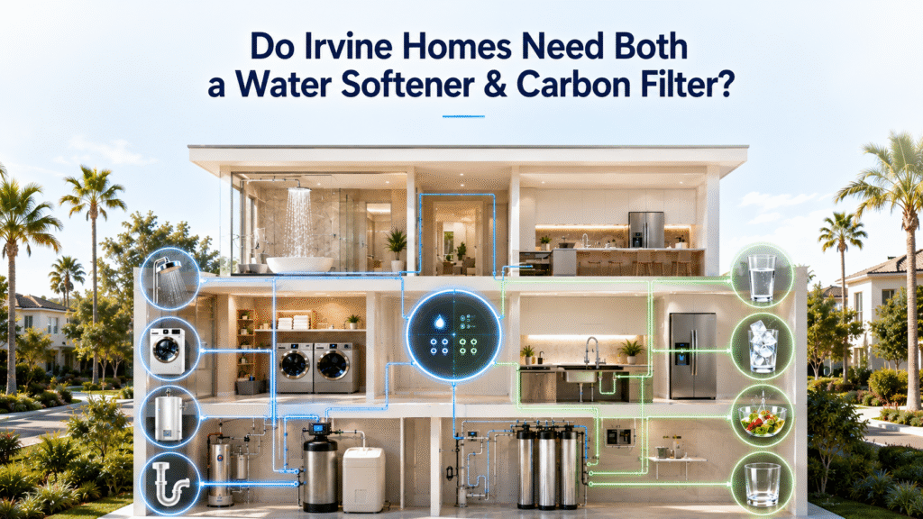 Do Irvine Homes Need Both a Water Softener & Carbon Filter?