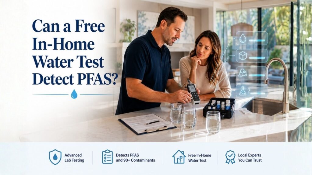 Free water test for PFAS demonstration