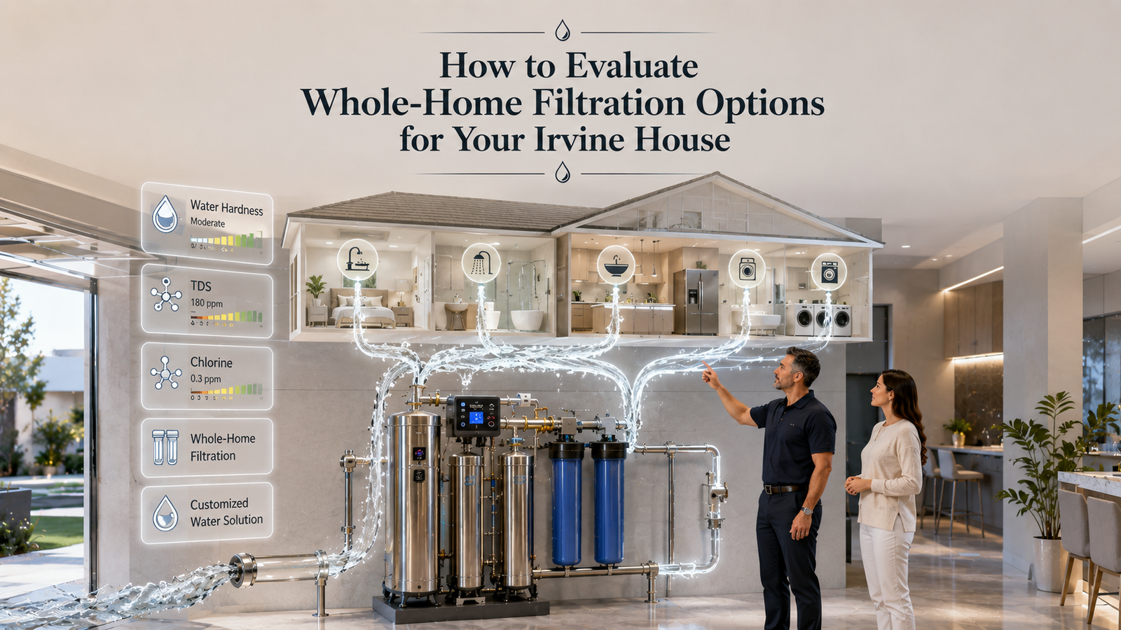 Evaluate Whole-Home Filtration Options for Your Irvine House
