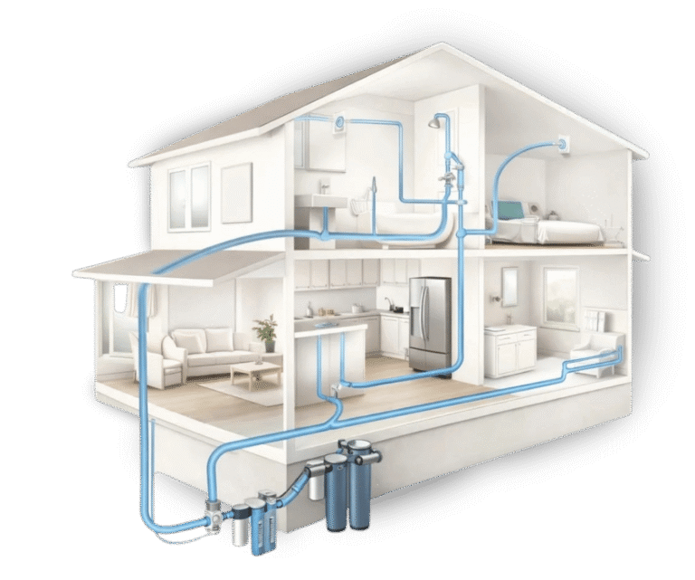 Whole-home water filtration system for Irvine, California homes