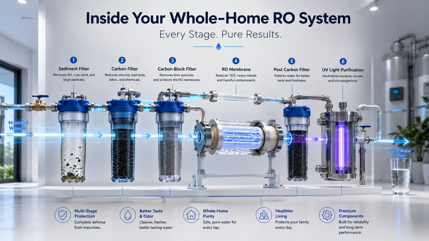 RO Installations Water Flow Journey