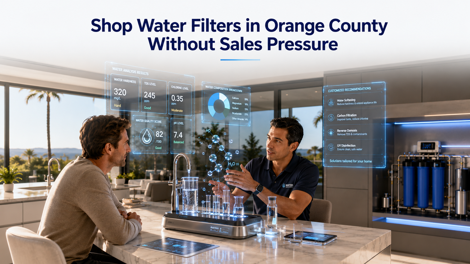 Shopping for Water Filters in Orange County Why You Deserve a No-Pressure Experience