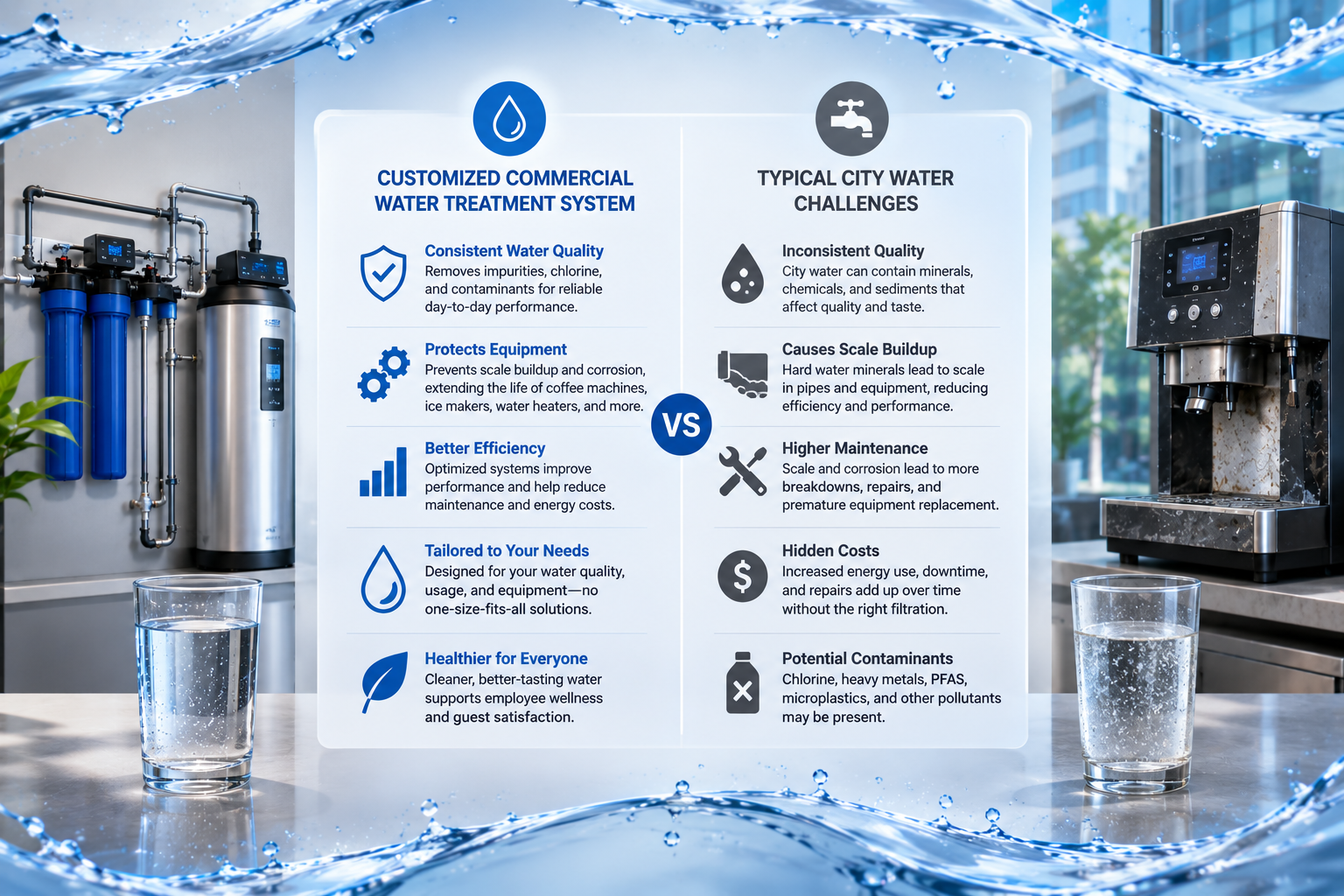 Upgrade Your Commercial Water Supply for Irvine Offices