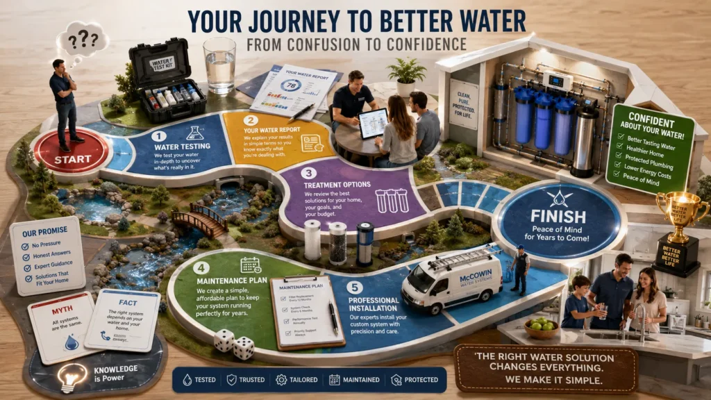 Water Consultations guiding Orange County homeowners from water testing to the right filtration decision.