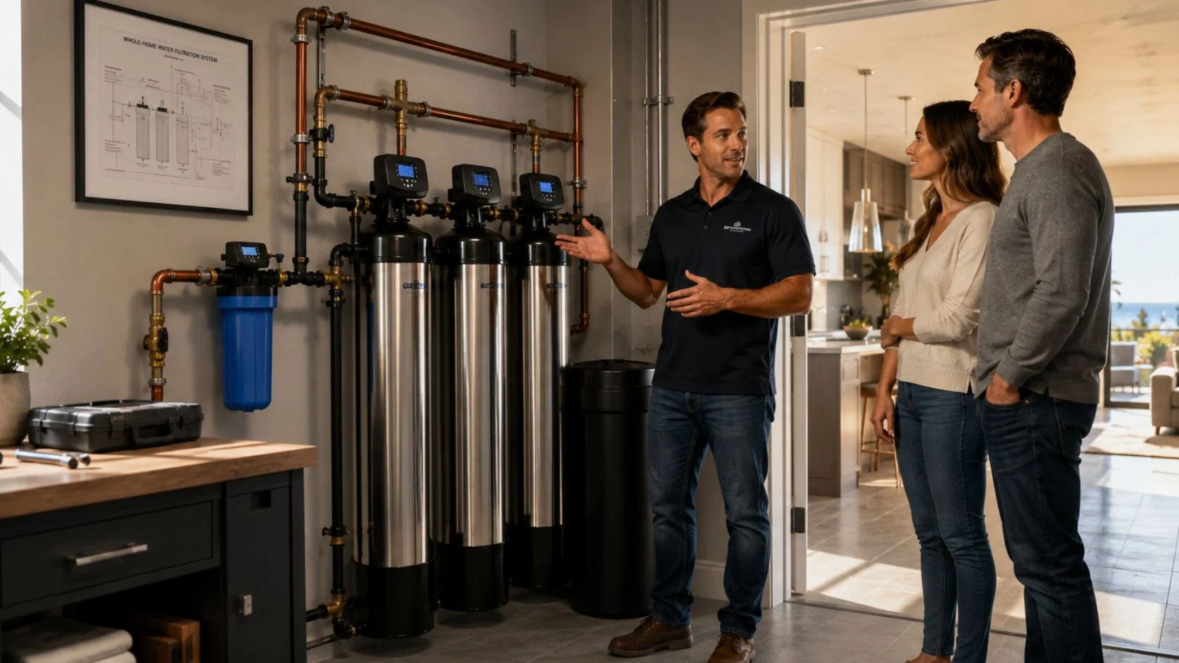 Planning the best water filter system after professional water testing