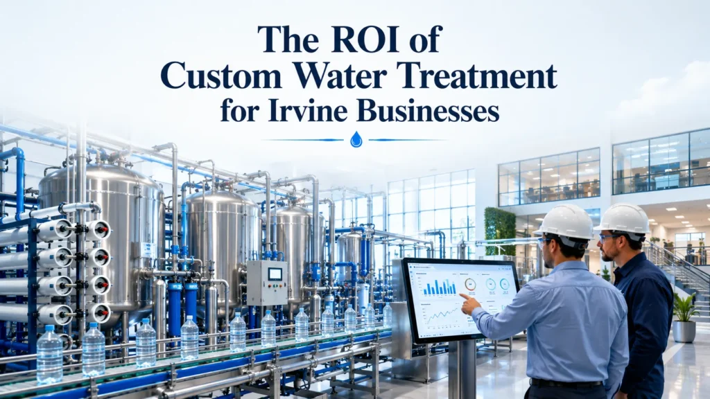 Water treatment system installed for an Irvine business to improve efficiency, protect equipment, and maximize long-term ROI