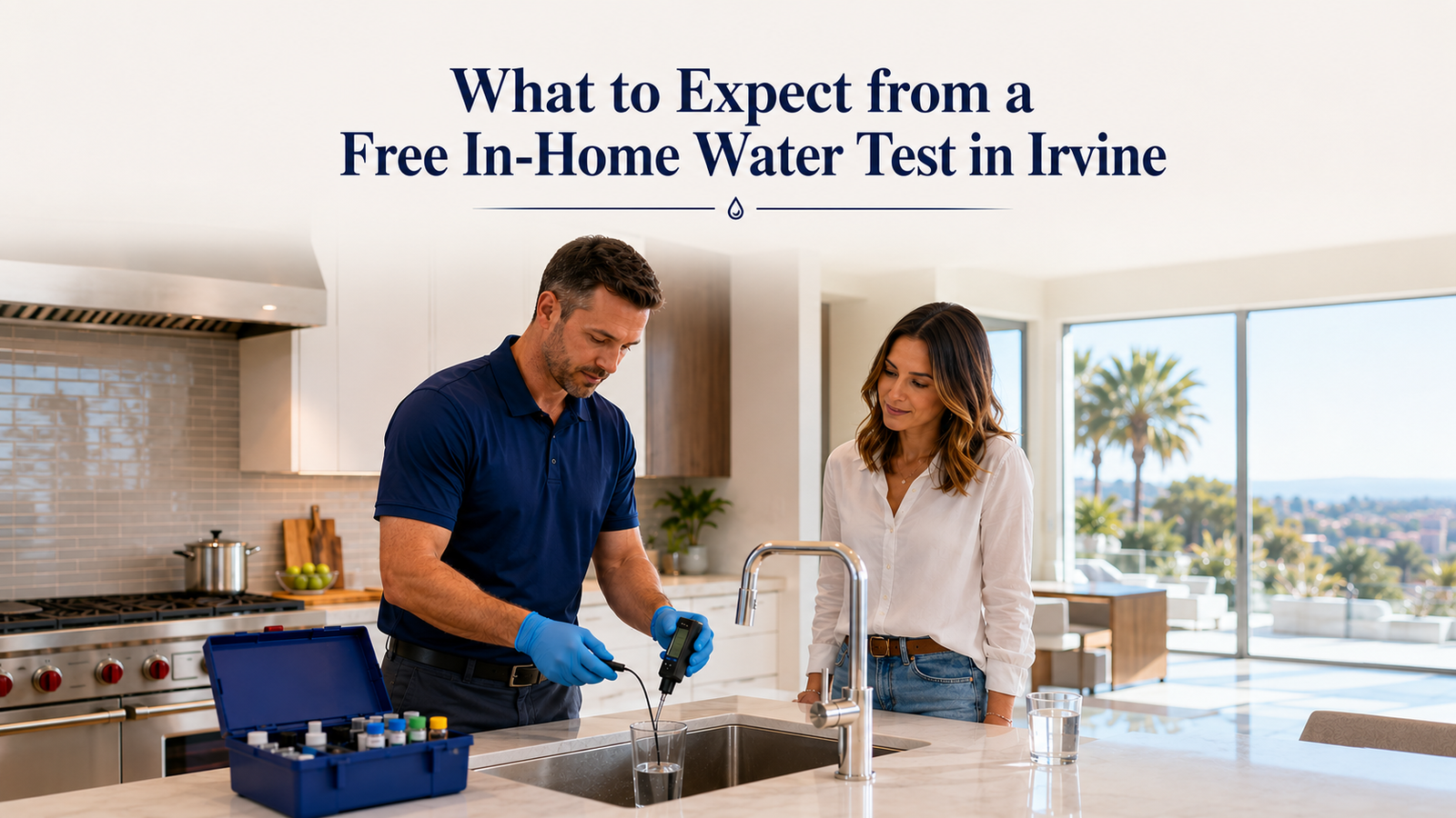 What to Expect from a Free In-Home Water Test in Irvine