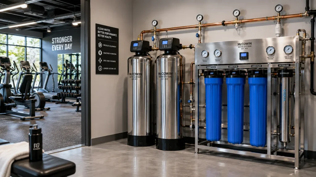 Commercial reverse osmosis and filtration system representing the Best Water Treatment Solutions for Irvine commercial facilities.