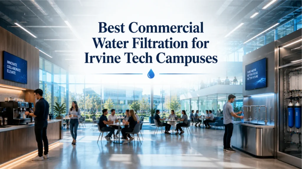 Commercial water filtration supporting office coffee stations and employee break rooms in an Irvine business.
