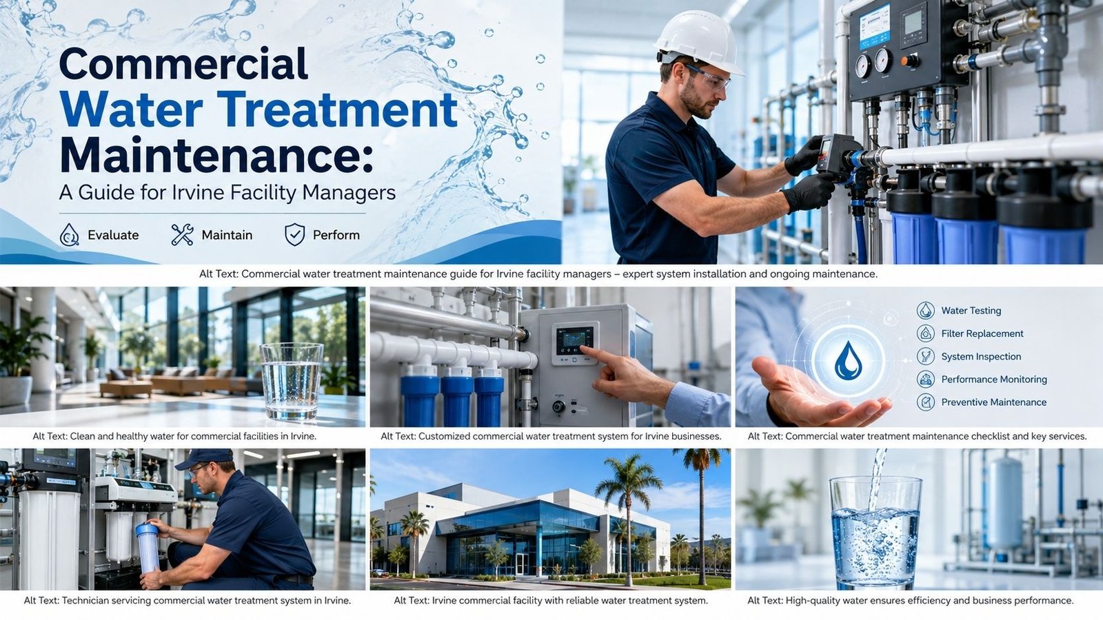 Commercial Water Treatment Maintenance A Guide for Irvine Facility Managers