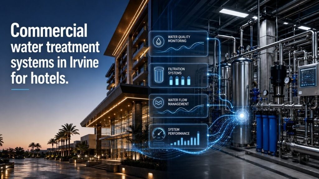 Commercial water treatment systems in Irvine for hotels