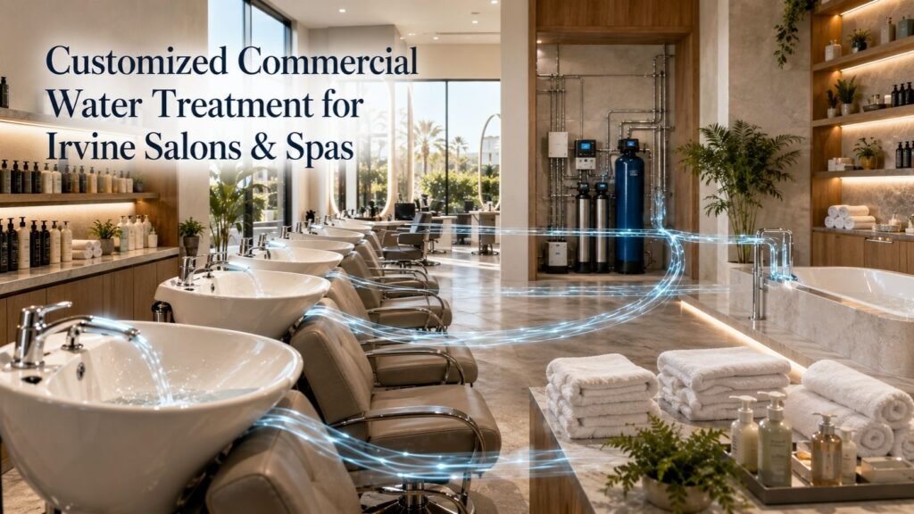 Customized commercial water treatment for Irvine salons and spas