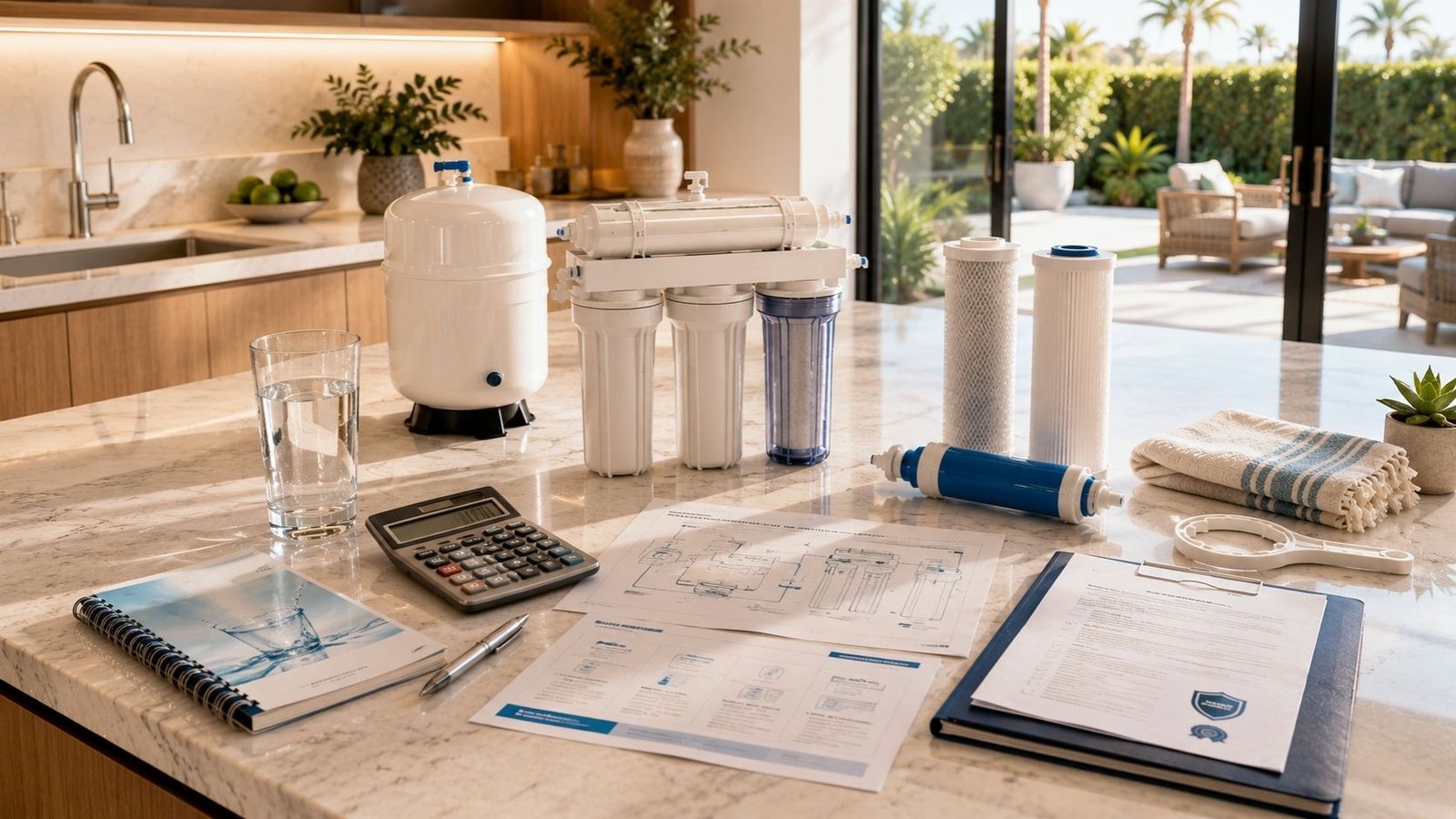 Evaluating residential RO system maintenance and support before purchase