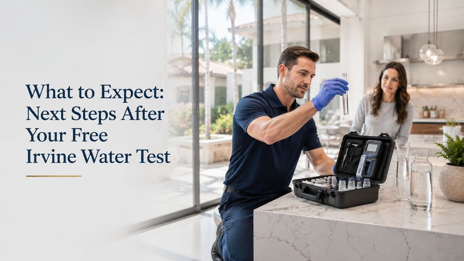 Free In-Home Water Test in Irvine