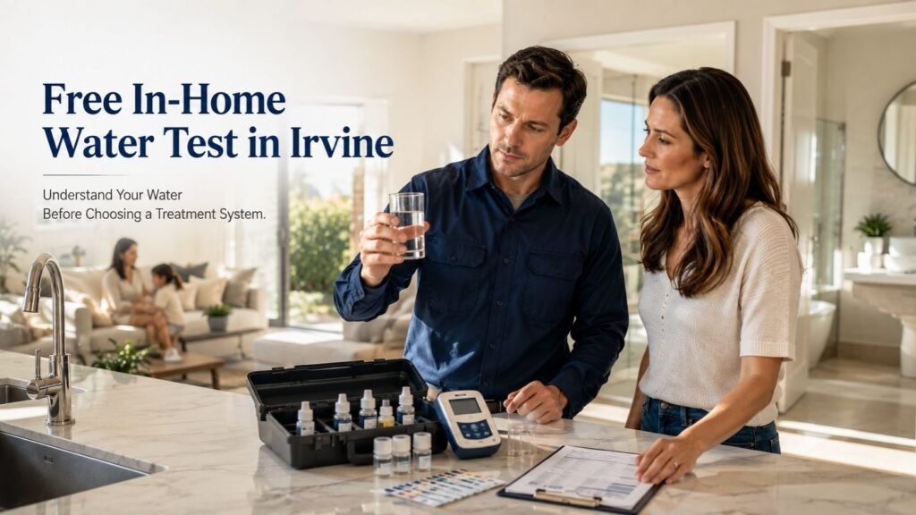 Free in-home water test in Irvine