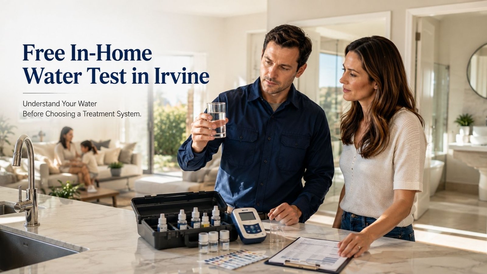 Free in-home water test in Irvine