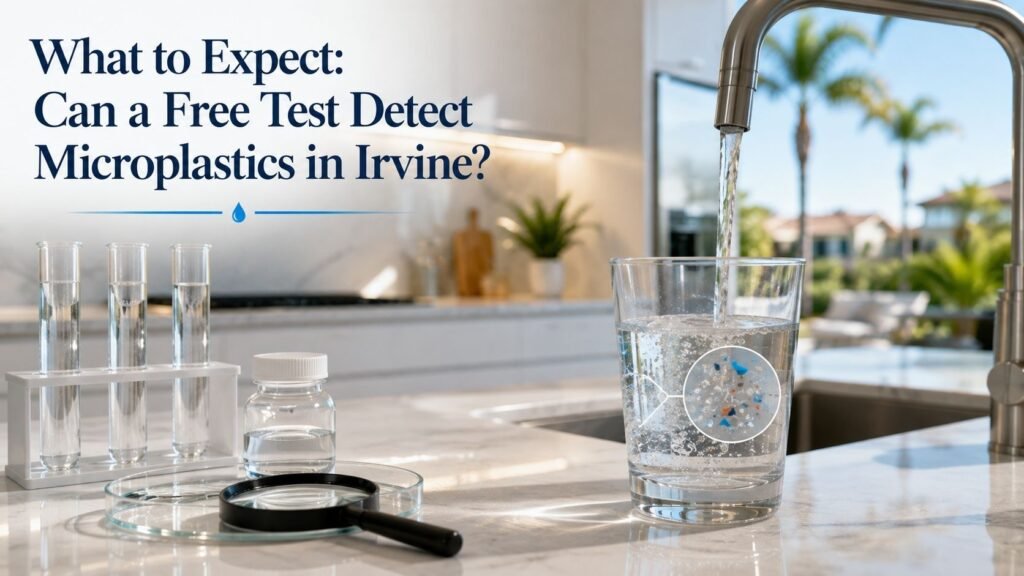 Microplastics and free in-home water testing in Irvine