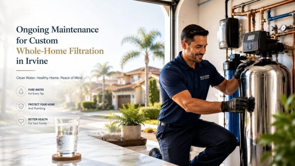 Ongoing Maintenance for Custom Whole-Home Filtration in Irvine