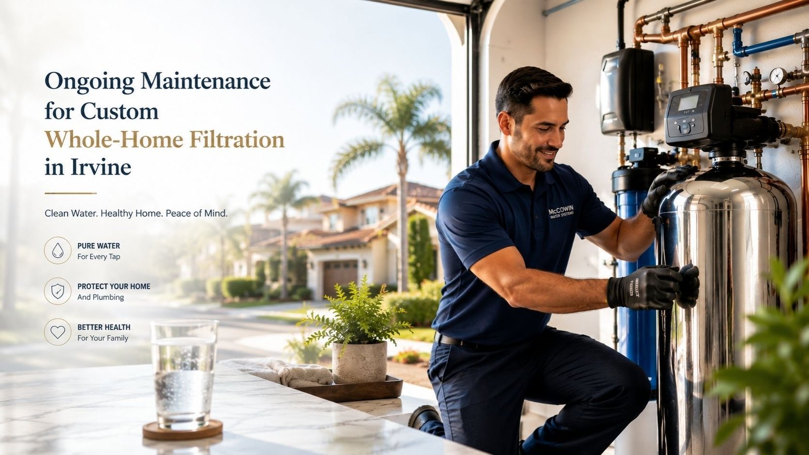 Ongoing Maintenance for Custom Whole-Home Filtration in Irvine