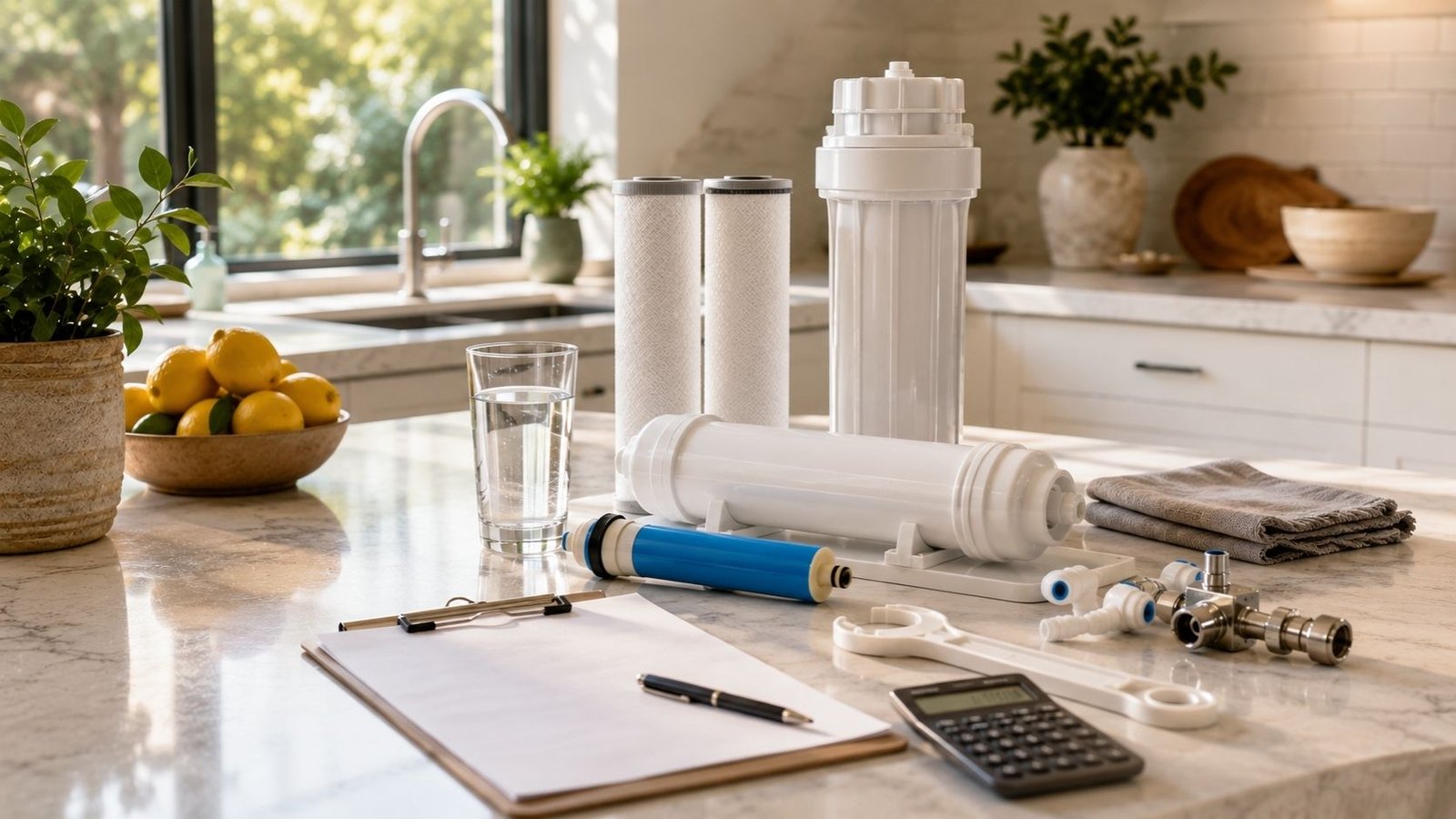 Whole-home RO filtration maintenance and long-term costs
