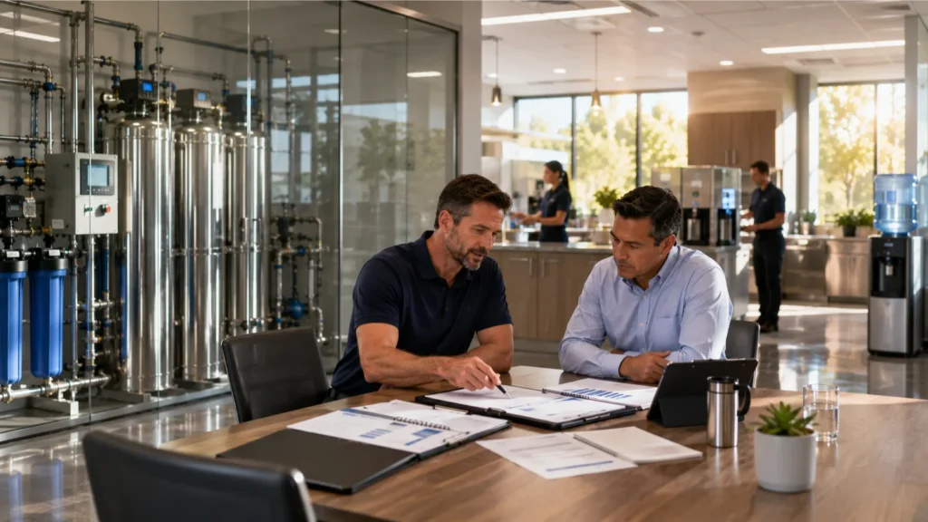 Irvine Commercial Water Treatment Expert helping an Irvine business prepare its Q4 water treatment plan