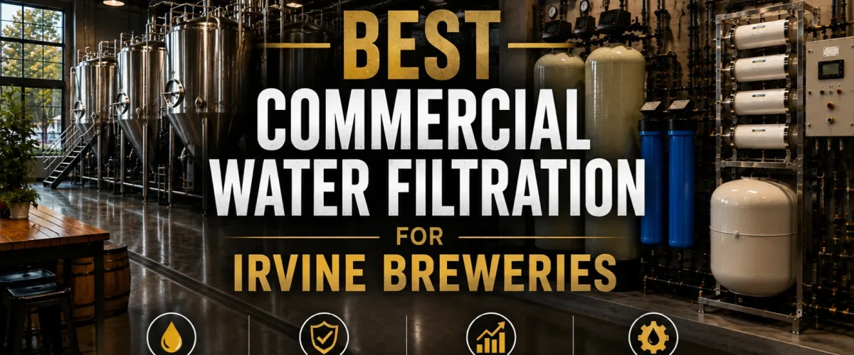 Custom industrial equipment representing the Best Commercial Water Filtration for Irvine breweries installed in a modern facility.