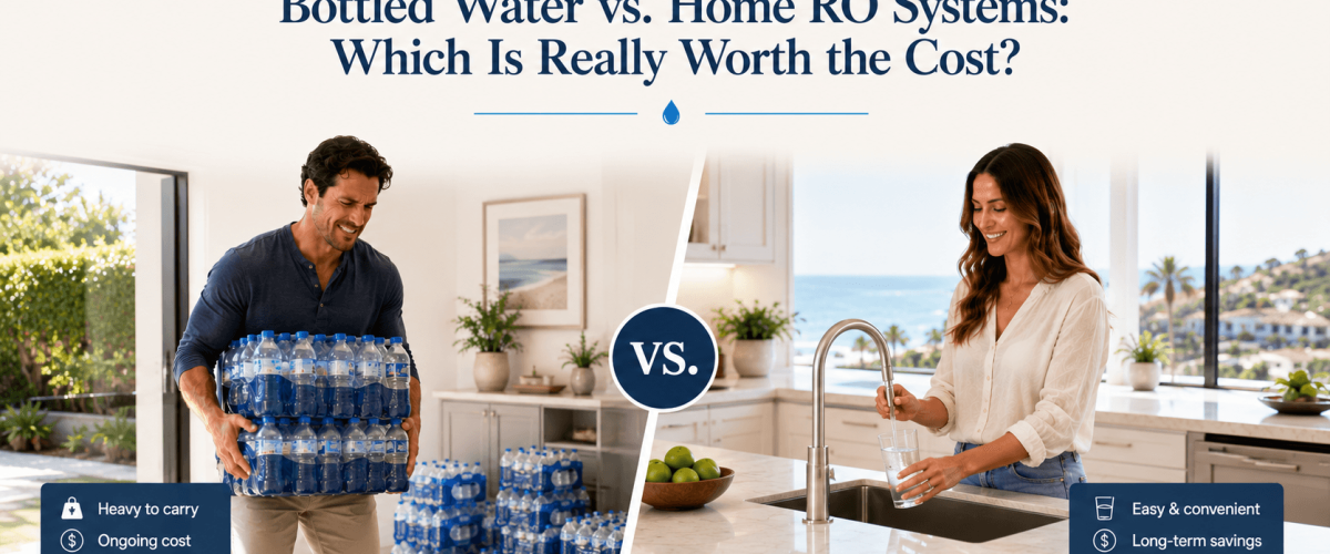 Bottled water vs. home filtration