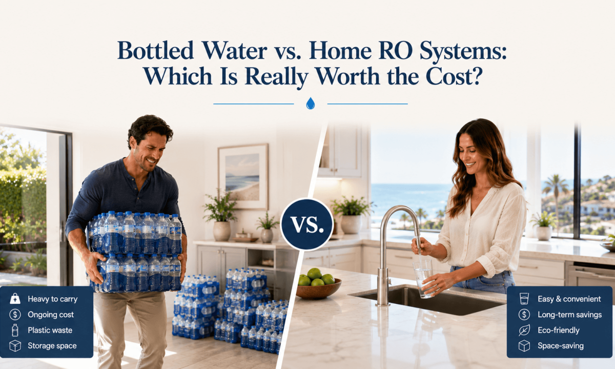 Bottled water vs. home filtration