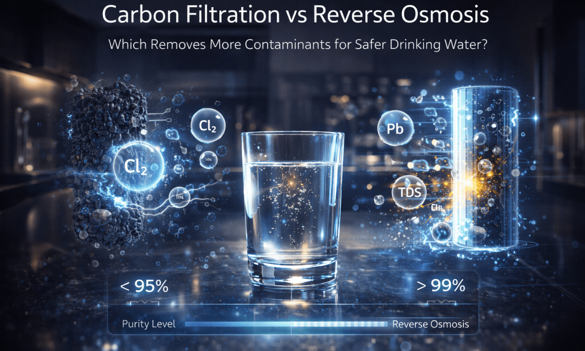 carbon filtration vs reverse osmosis