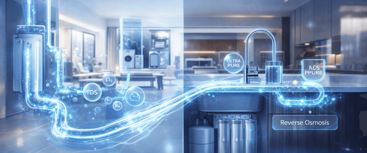 Whole House Filter vs Under Sink RO