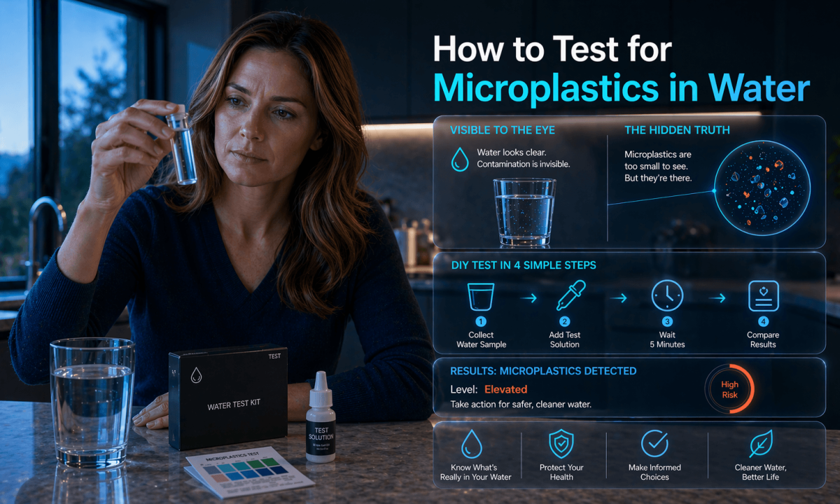 test for microplastics in water at home