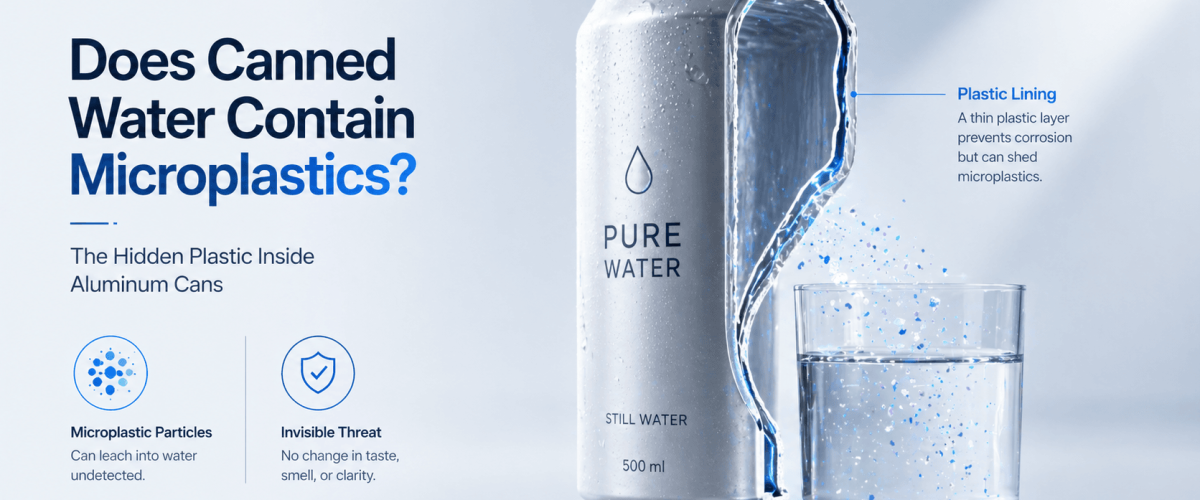 Does canned water contain microplastics?