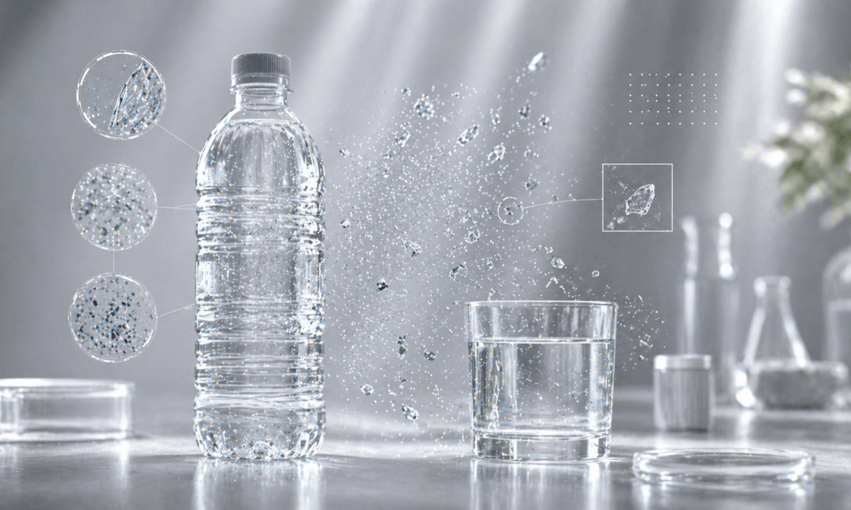 microplastics in bottled water