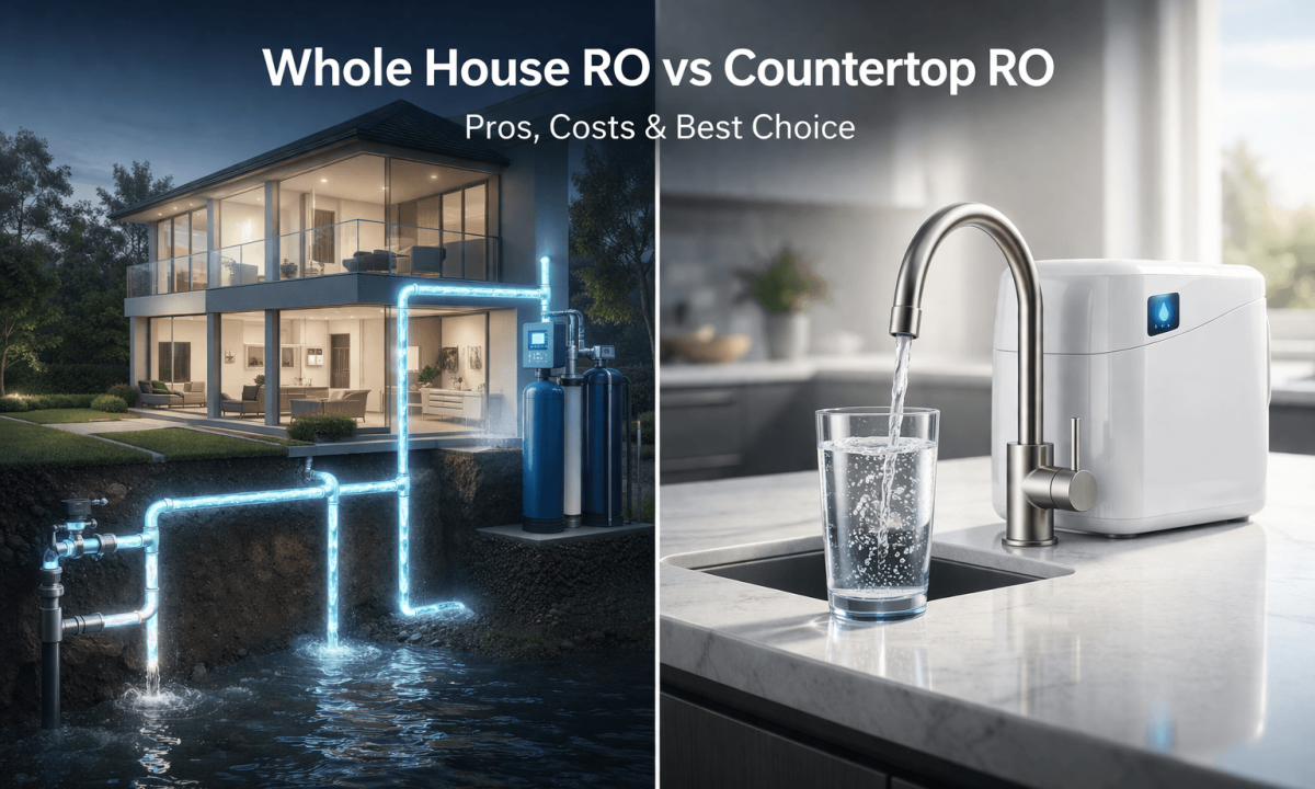Whole House RO System vs. Countertop RO Filters