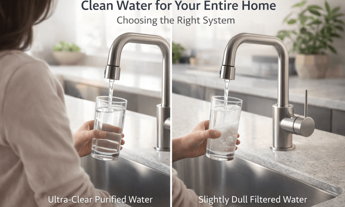 Whole House RO vs Standard Filtration