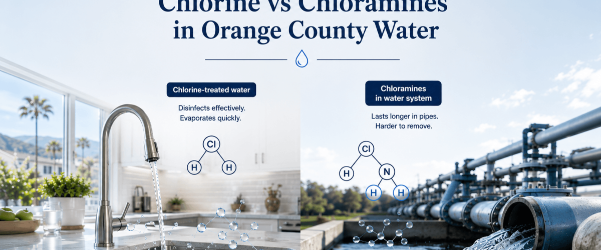 Chlorine vs chloramines in water systems