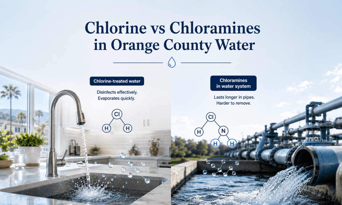 Chlorine vs chloramines in water systems
