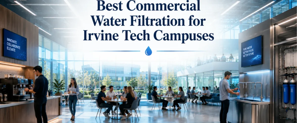 Commercial water filtration supporting office coffee stations and employee break rooms in an Irvine business.