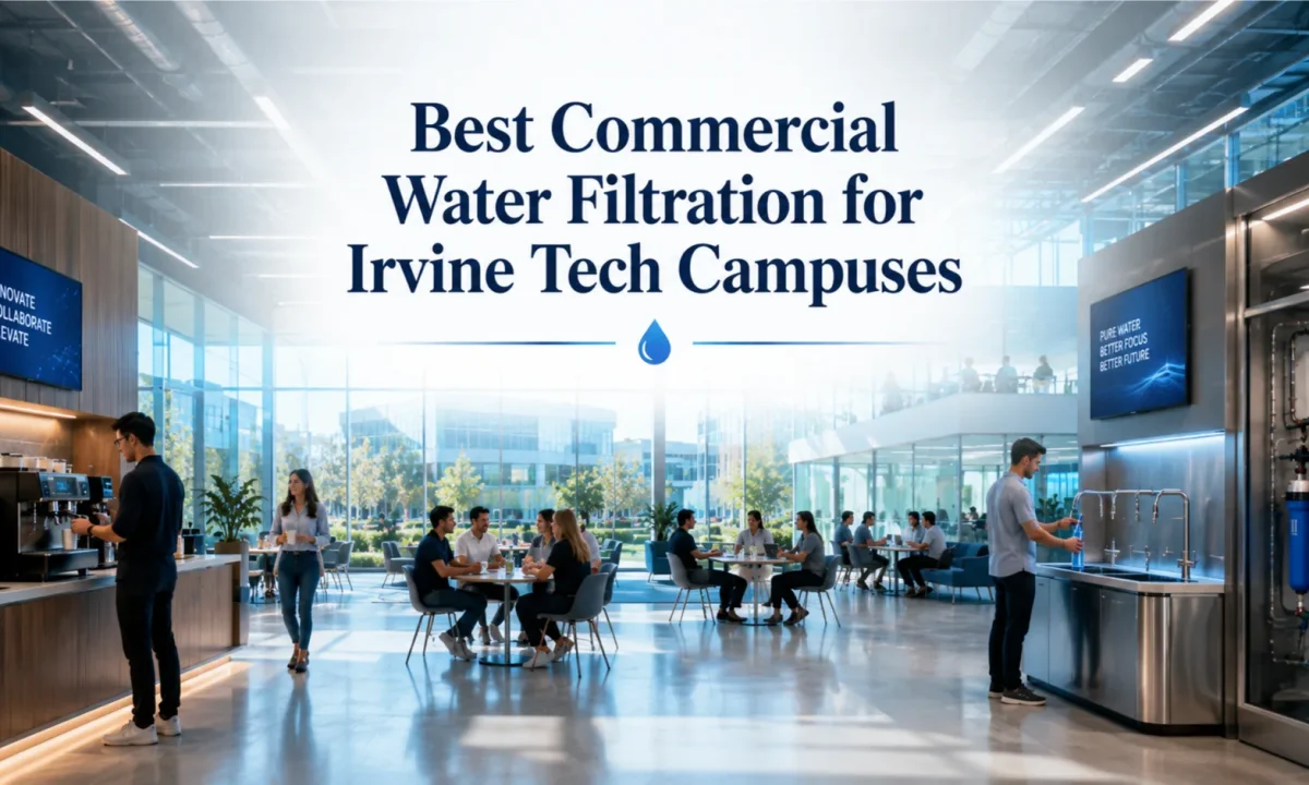 Commercial water filtration supporting office coffee stations and employee break rooms in an Irvine business.