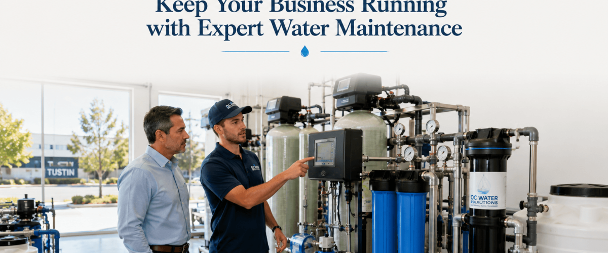 Commercial Water Maintenance in Tustin