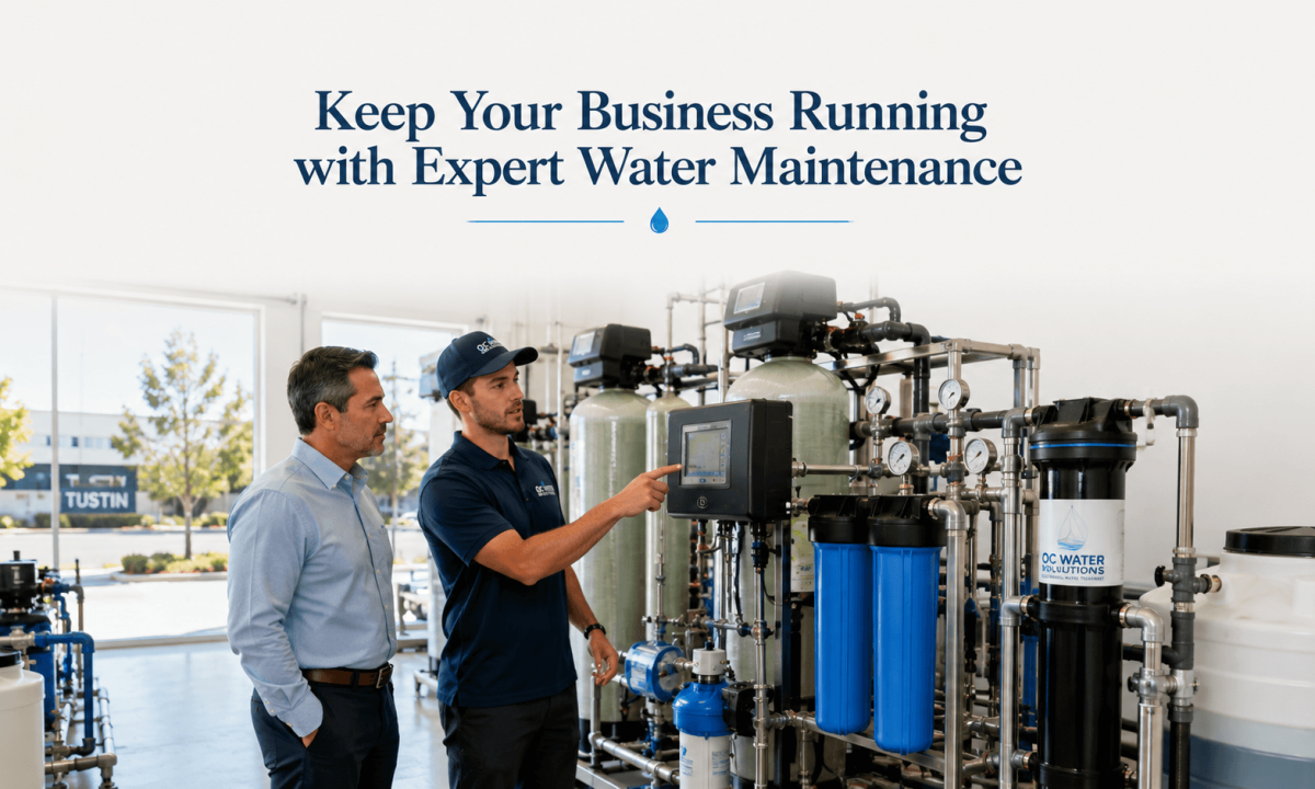 Commercial Water Maintenance in Tustin