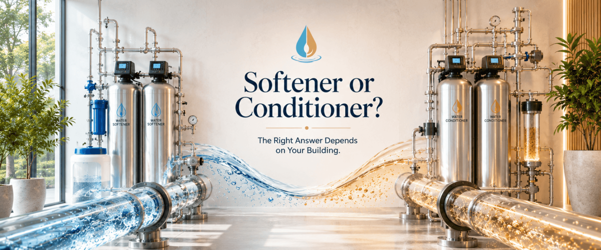 Commercial Water Softeners vs. Conditioners
